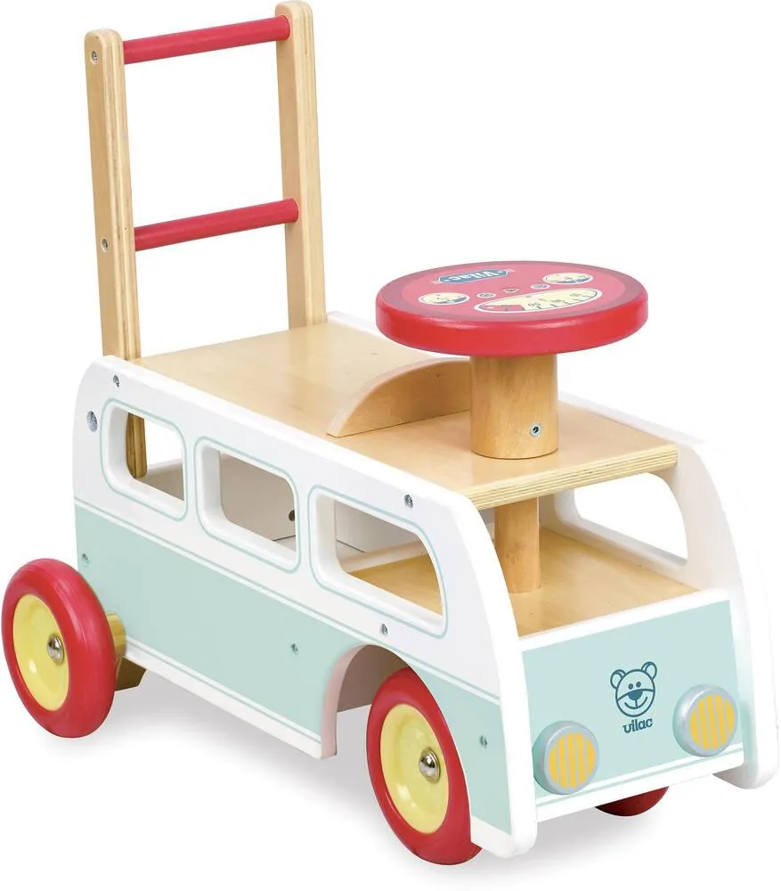 MINIBUS PORTEUR 2 EN 1 EN BOIS