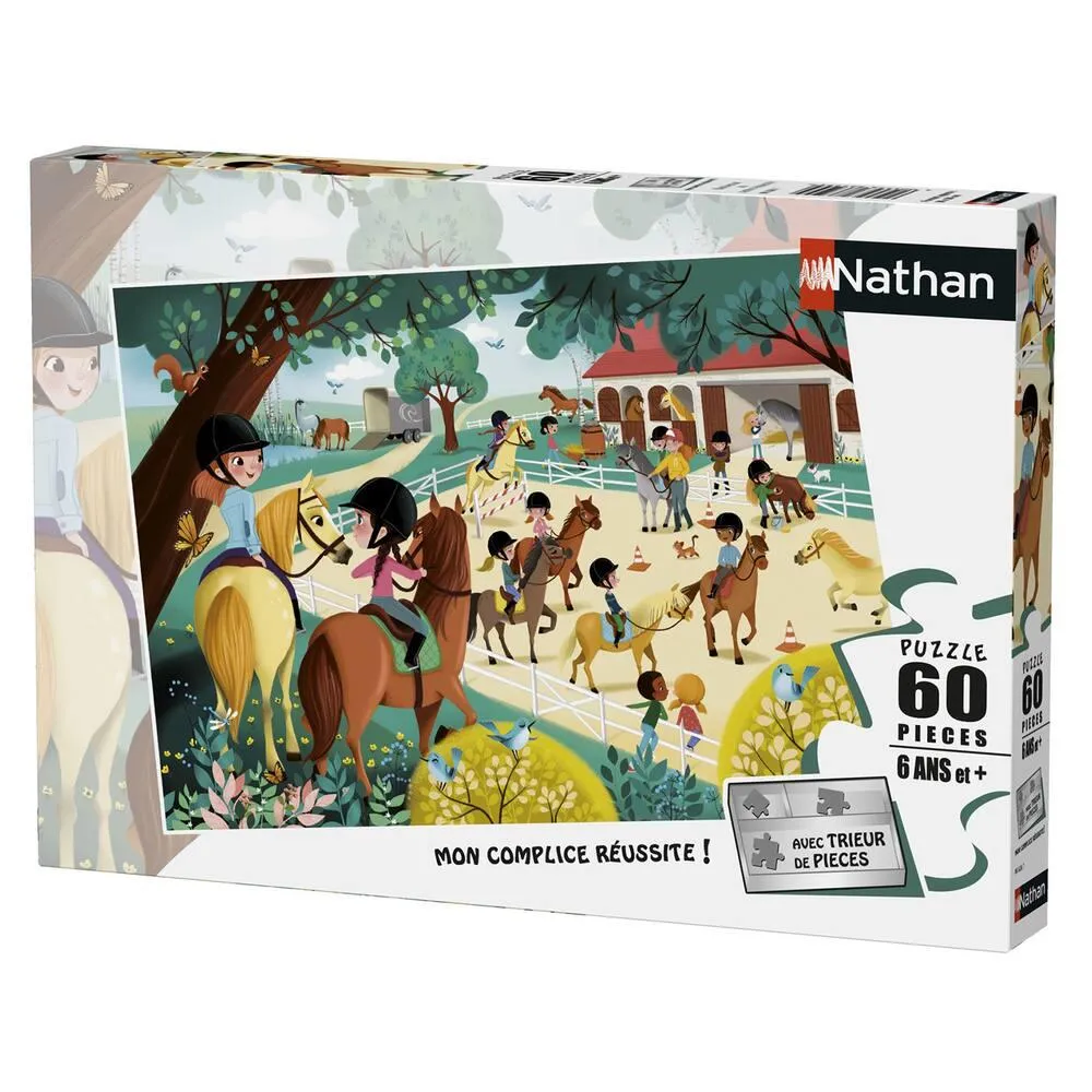 PUZZLE 60 PIECES BIENVENUE AU CENTRE EQUESTRE