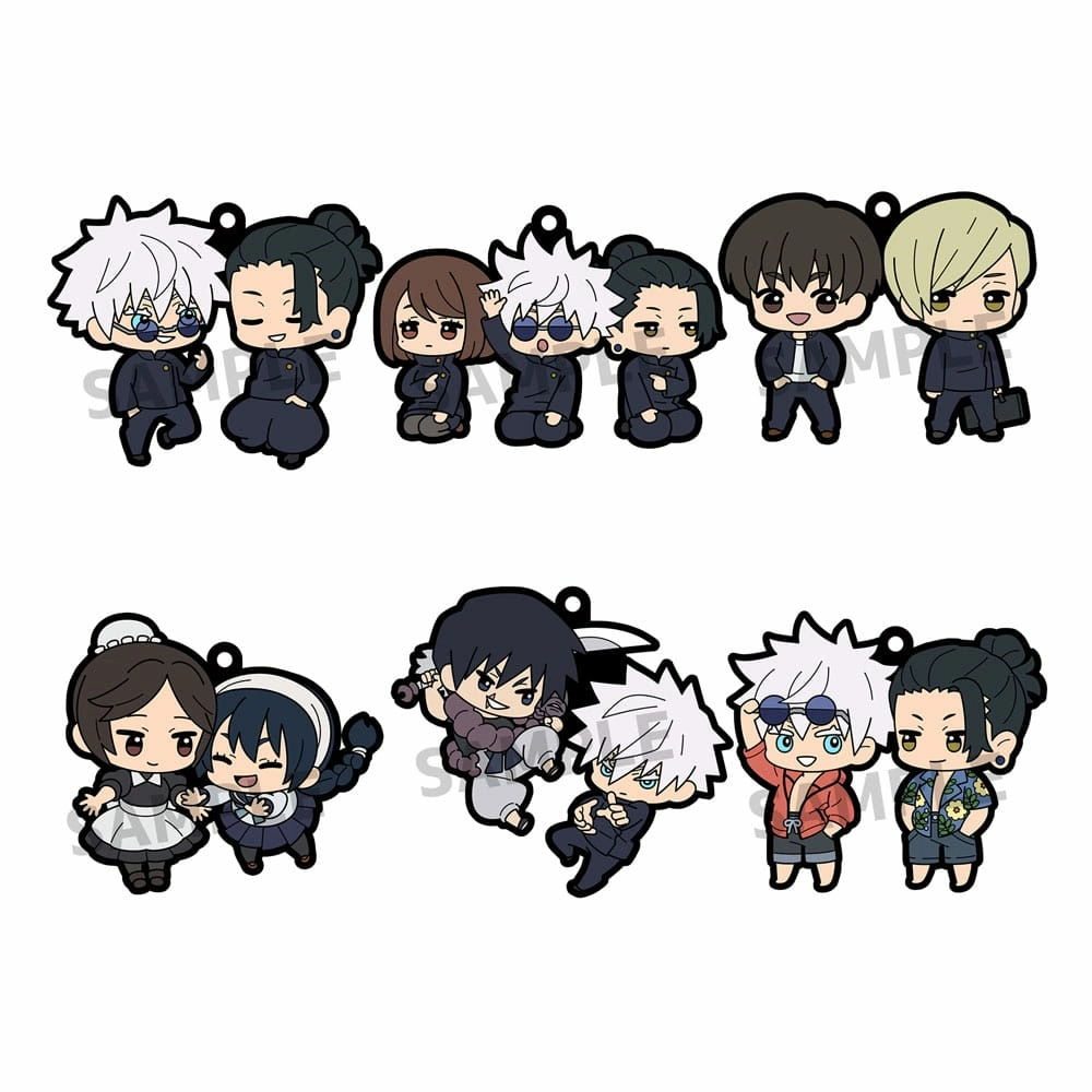 Jujutsu kaisen assortiment charms caoutchouc 6 cm buddy collection vol. 4 (6)