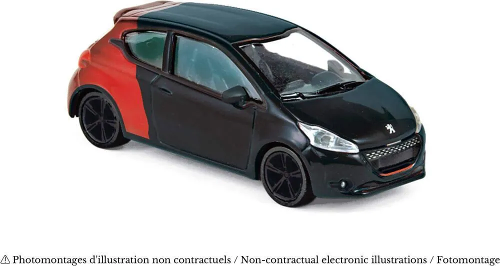 1/58 PEUGEOT 208 GTI 30TH 2014 ROUGE ET NOIR