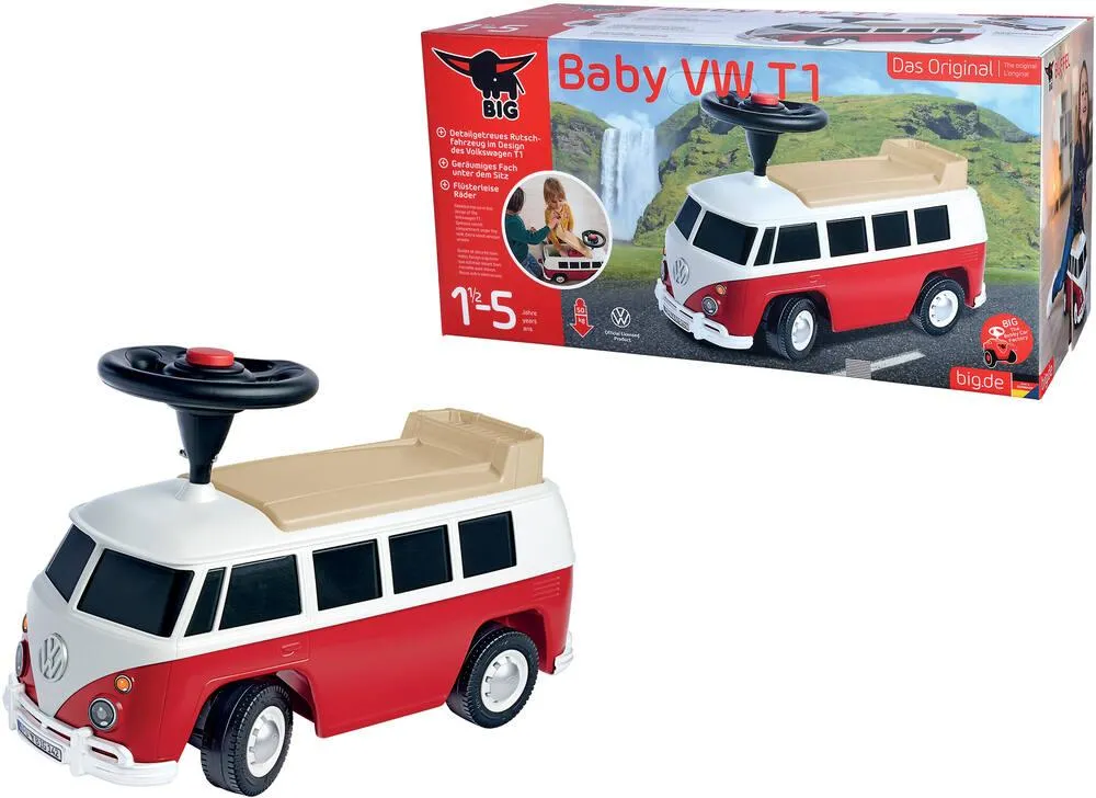 BIG VOLKSWAGEN T1 ROUGE