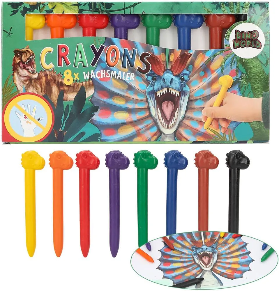 DINO WORLD CIRE POUR COLORIER AVEC DINO