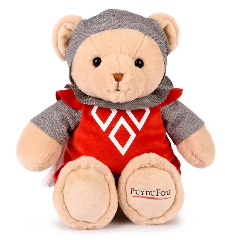PELUCHE OURS MOUSQUETAIRE 30 CM