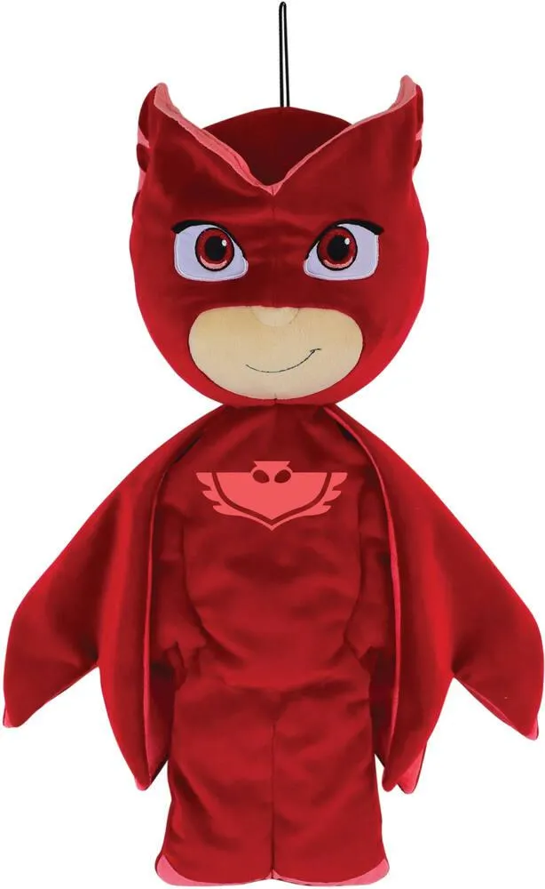 PYJAMASQUES BIBOU ROUGE PELUCHE RANGE PYJAMA : 52CM