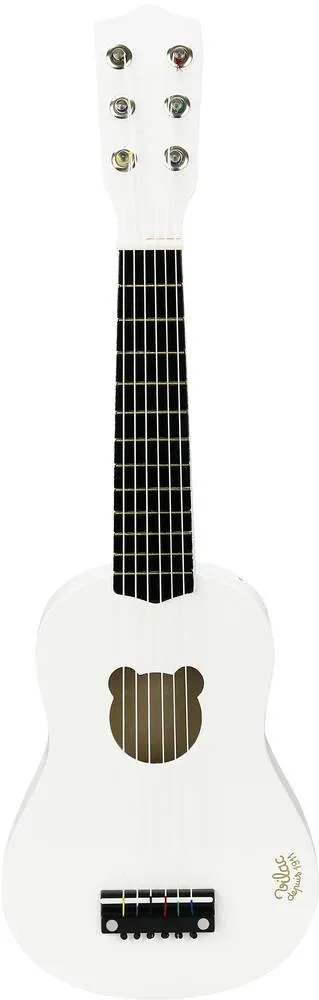 GUITARE EN BOIS BLANCHE