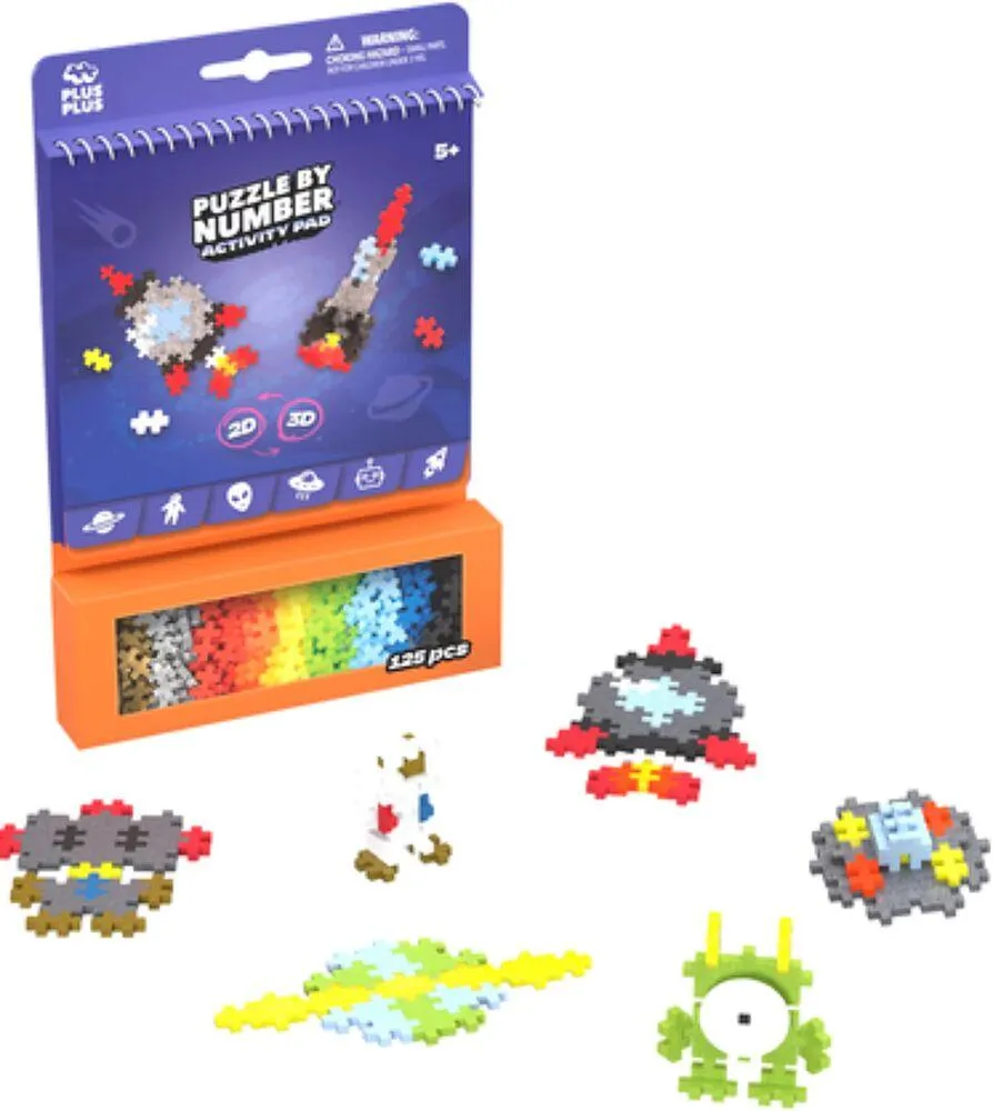 PLUS PLUS -  BLOC D'ACTIVITE - ESPACE - 125 PIECES