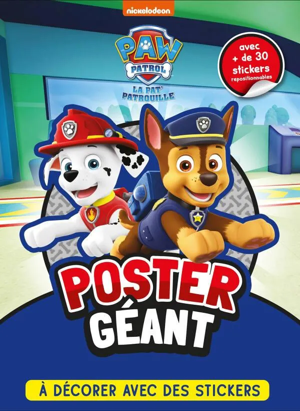LA PAT' PATROUILLE - POSTER GEANT A DECORER
