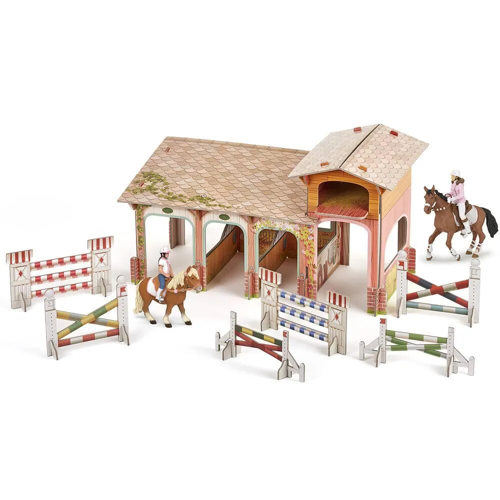 SET FIGURINES PONEY CLUB FASHION HIVER