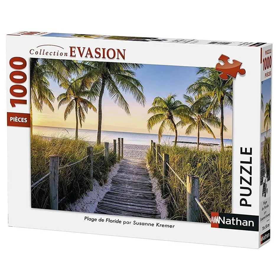 PUZZLE 1000 PIECES PLAGE DE FLORIDE
