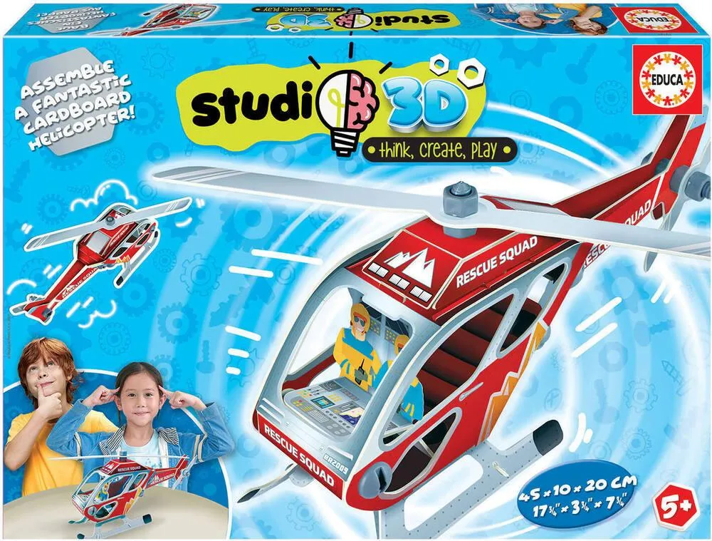 STUDIO 3D HÉLICOPTÈRE