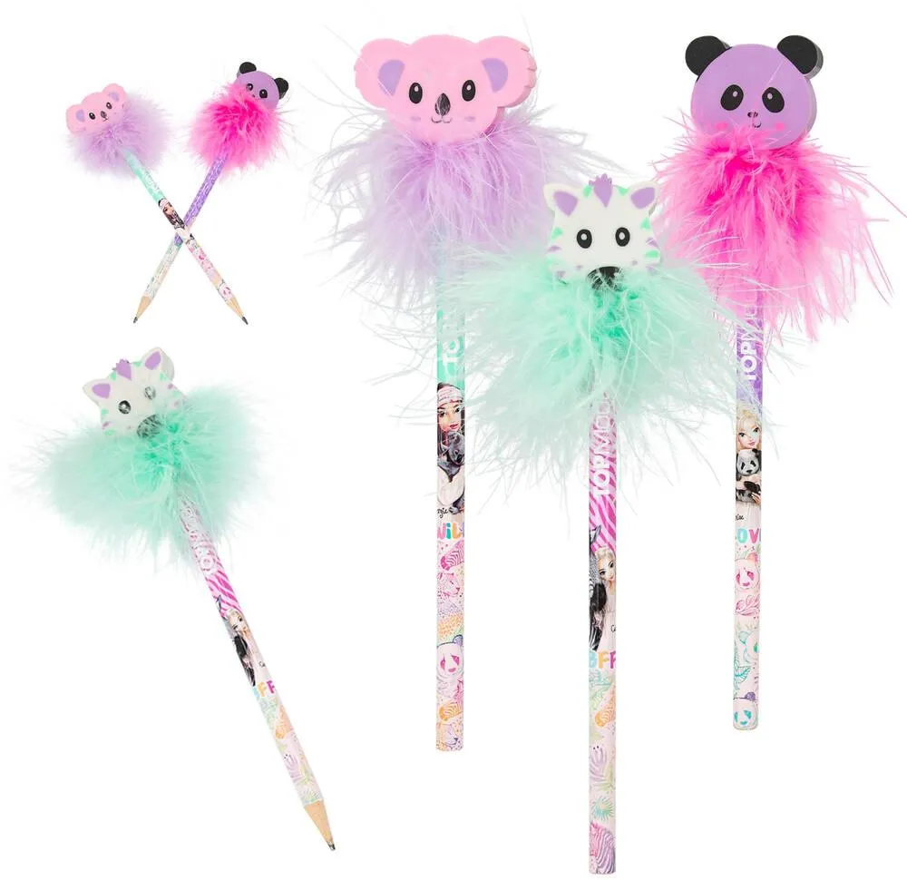 TOPMODEL CRAYON AVEC GOMME WILD