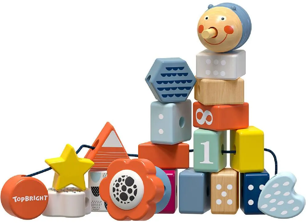 TOP BRIGHT - JEU D'ENFILAGE CHENILLE