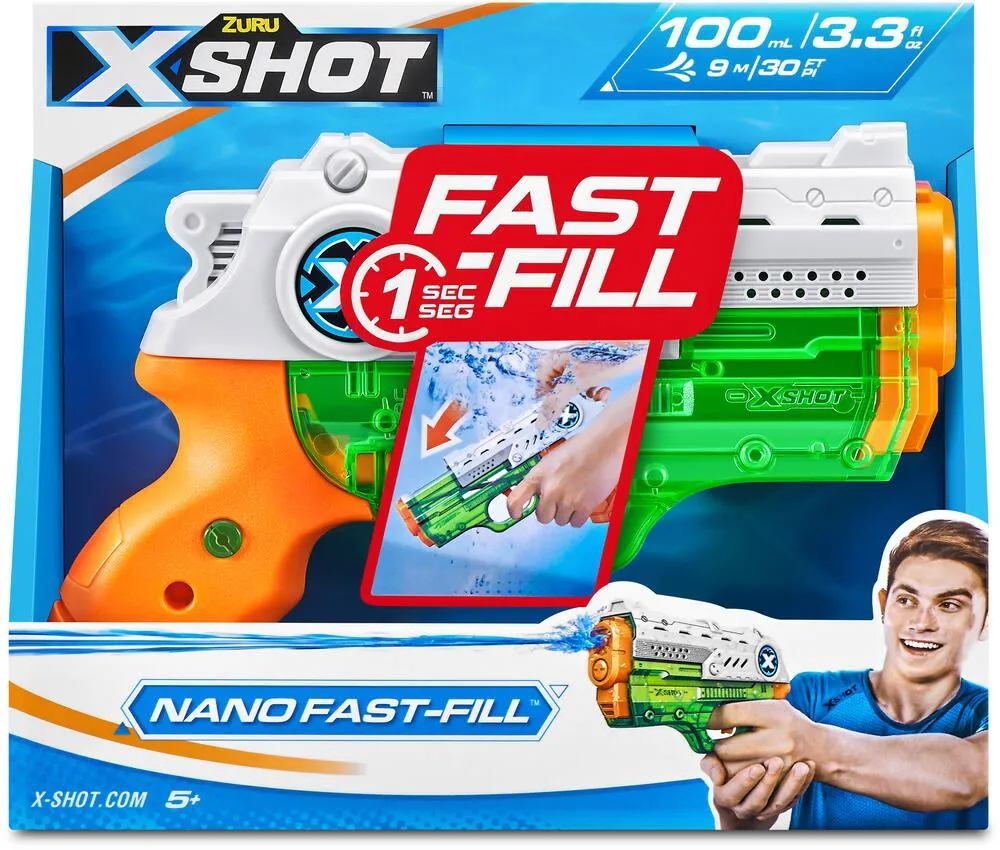 X-SHOT WATER FAST-FILL NANO - PISTOLET A EAU