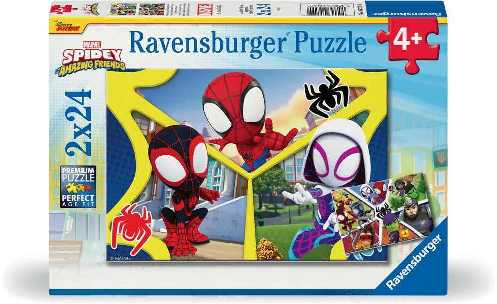 TITRE NON DEFINITIF  SPIDEY PUZZLES 2X24 PIECES  -