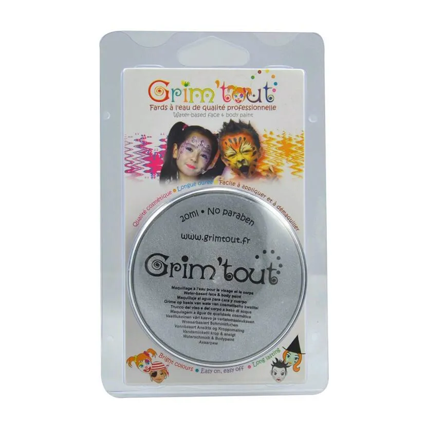 GALET 20 ML GRIM'TOUT - ARGENT METALLIQUE