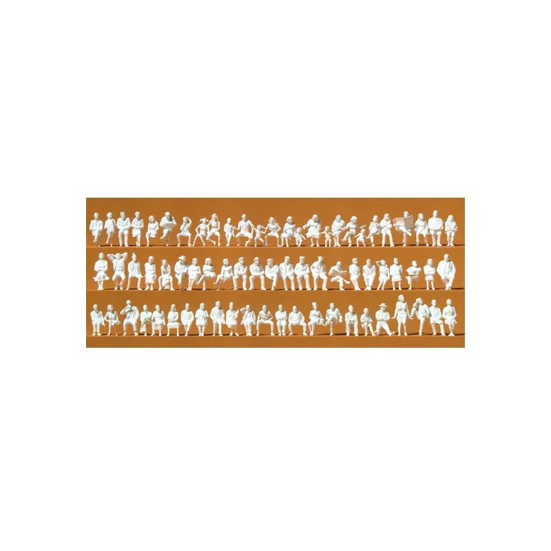 72 personnages assis. PREISER 16358