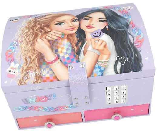 TOPMODEL GRANDE BOITE A BIJOUX AVEC CODE ET SON