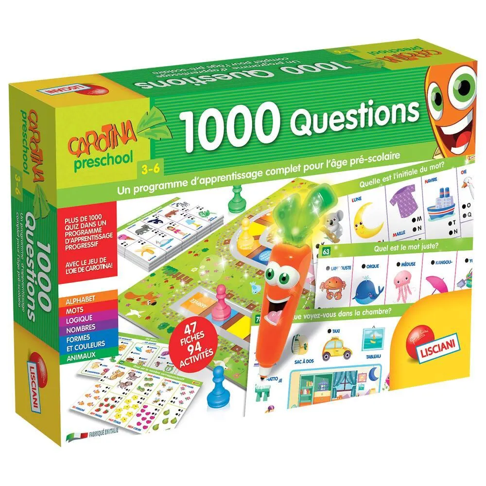 CAROTINA - STYLO PARLANT 1000 QUESTIONS