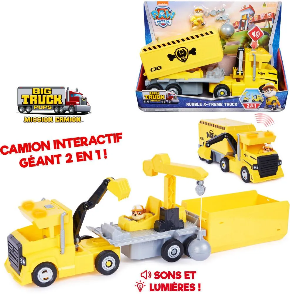 LA PAT' PATROUILLE - MEGA CAMION DE RUBEN BIG TRUCK PUPS