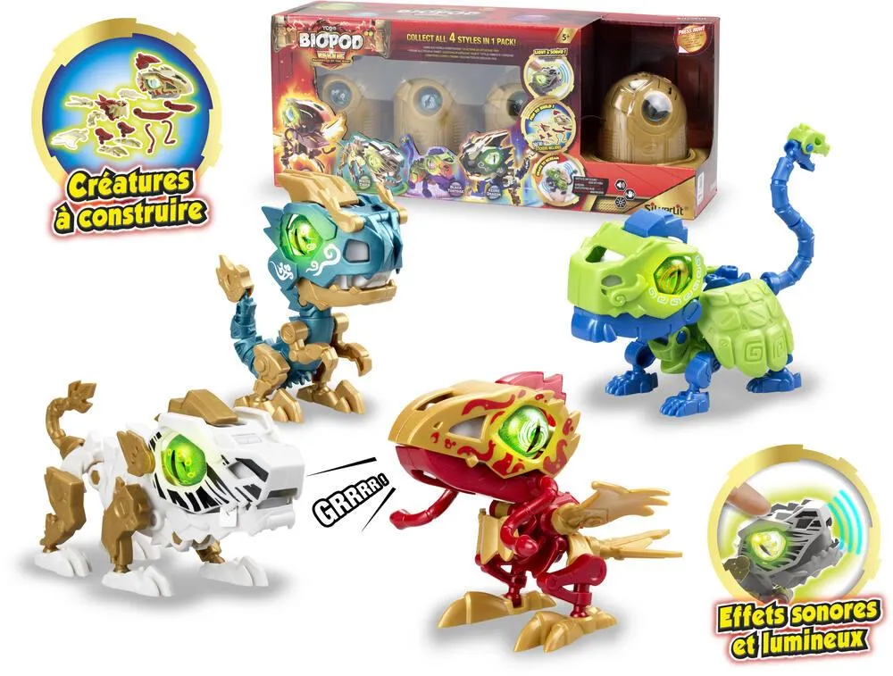 PACK 4 BIOPOD GUARDIANS OF THE EAST