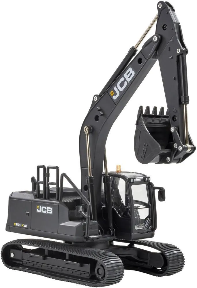 1/32 BRITAINS - PELLE SUR CHENILLE JCB 220X LC LIMITED BLACK