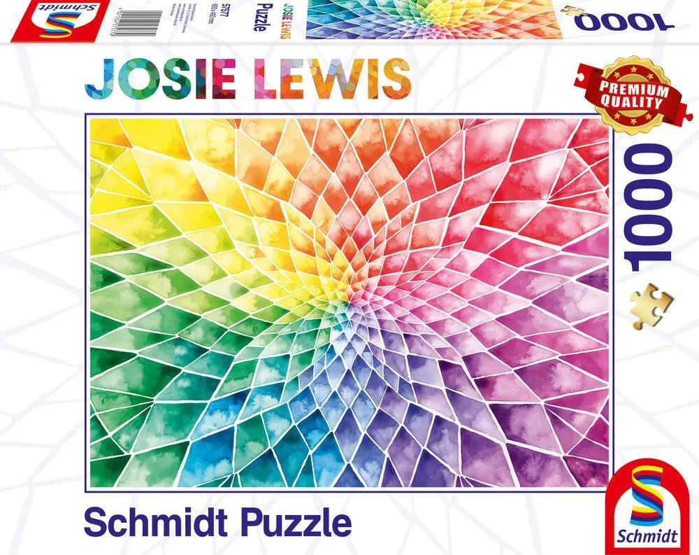 FLEUR AUX COULEURS VIVES PUZZLE  1000 PIECES