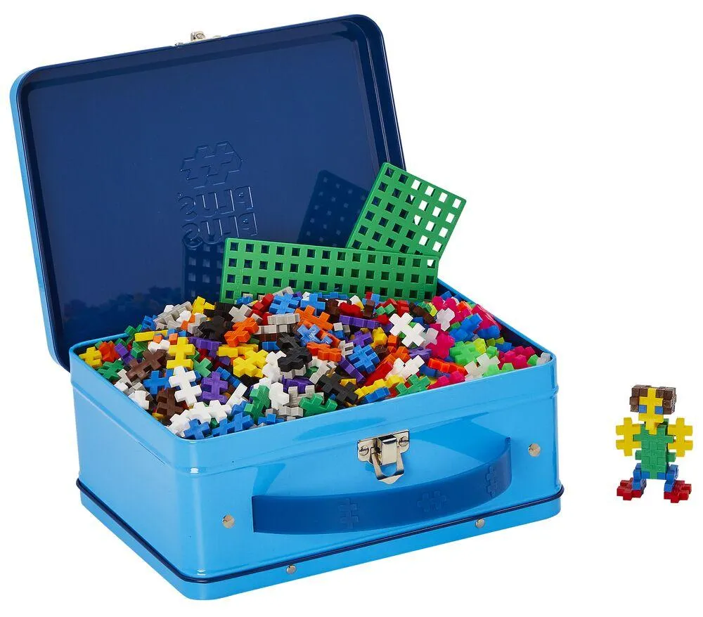 PLUS PLUS - VALISETTE METAL BASIC ET NEON - 600 PIECES