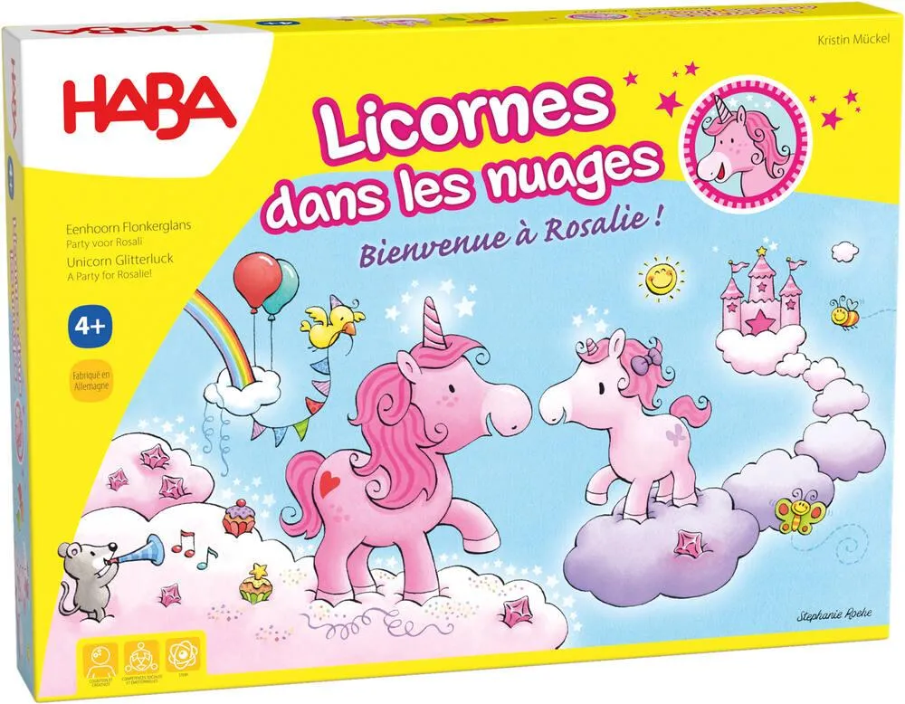 LICORNE DANS LES NUAGES - BIENVENUE A ROSALIE