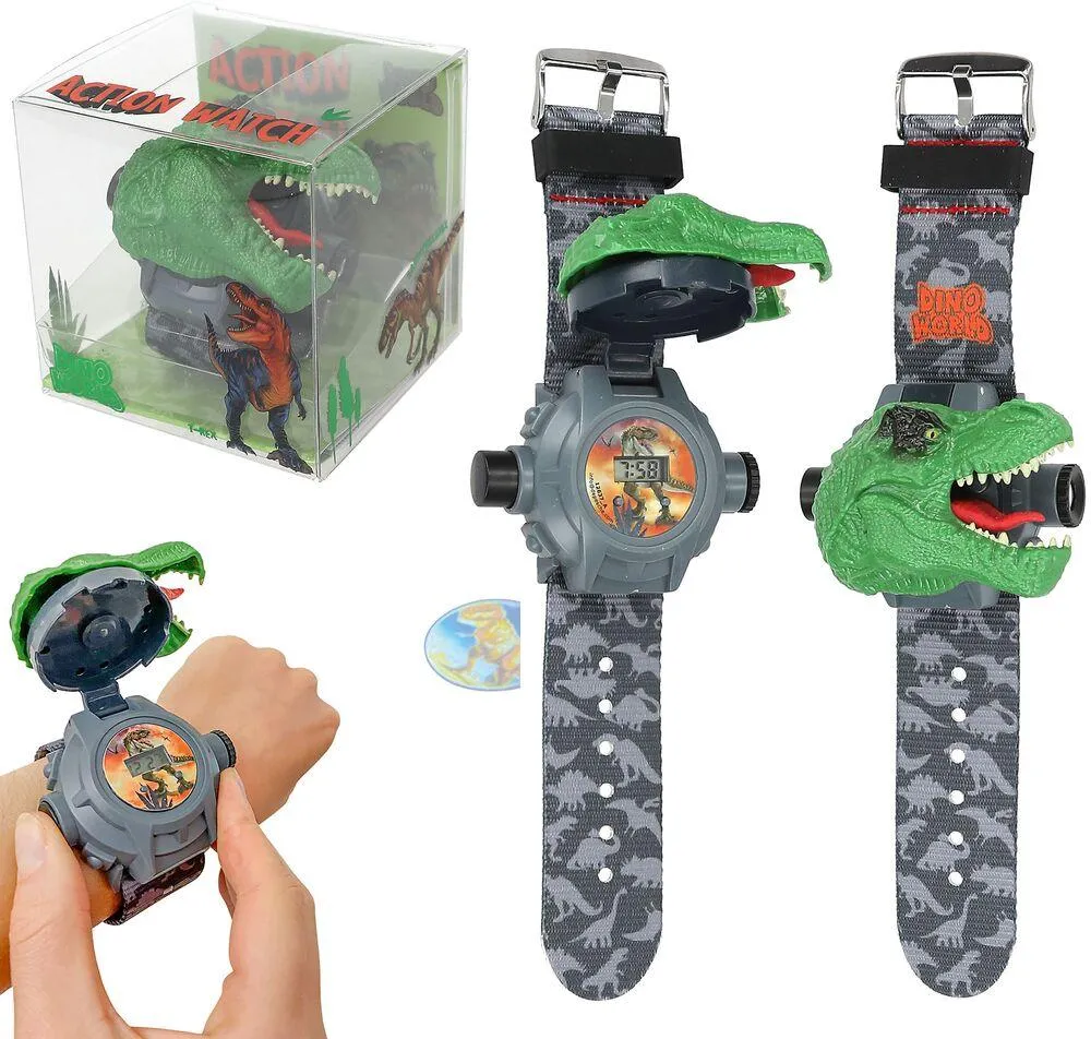 DINO WORLD MONTRE-BRACELET AVEC PROJECTEUR