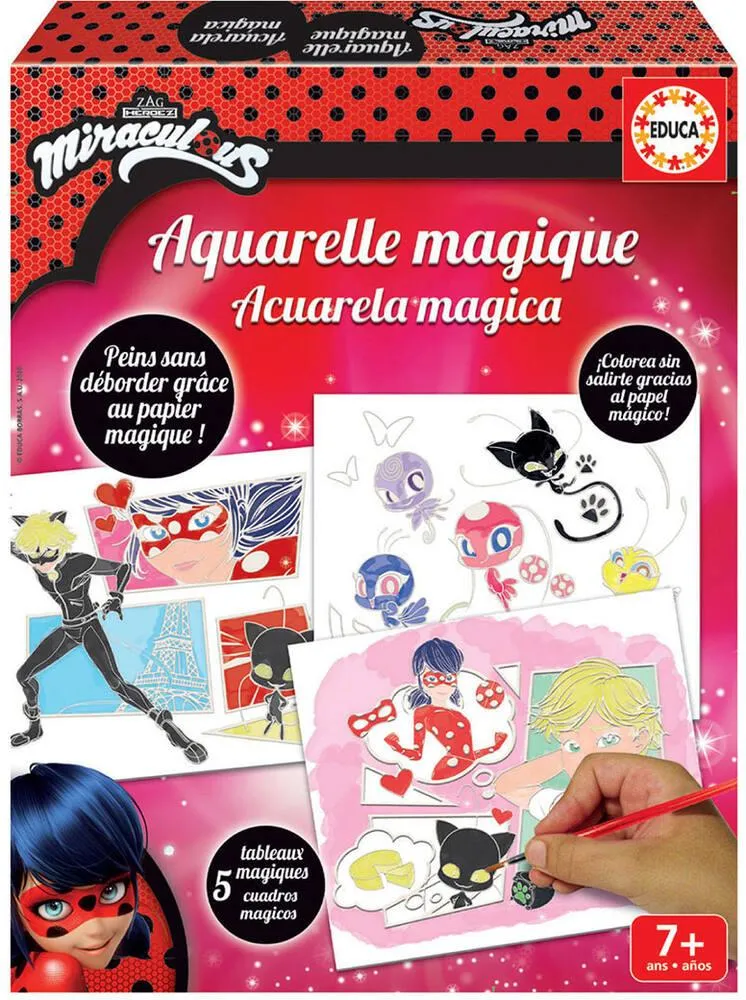 AQUARELLE MAGIQUE MIRACULOUS LADYBUG