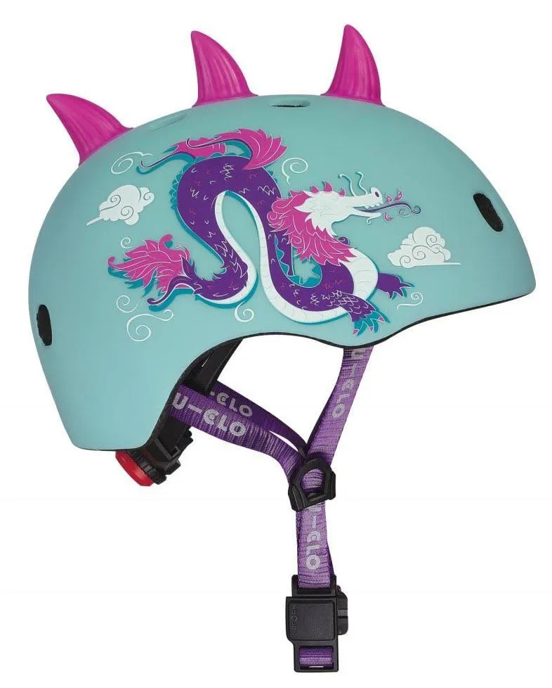 CASQUE DRAGON 3D - BOUCLE MAGNETIQUE - LUMIERE LED INTEGREE - TAILLE M