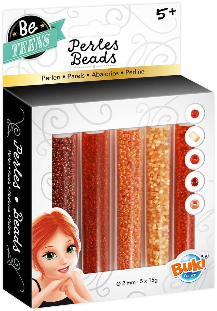 TUBES PERLES - ROUGE