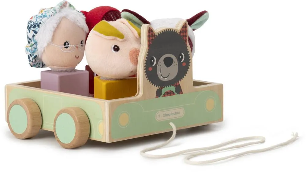 LOUIS VOITURE PICNIC A TIRER ET A FORMES