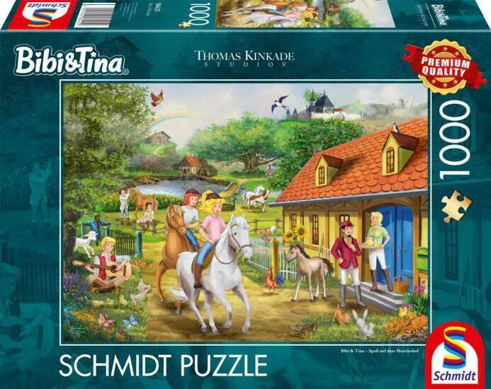BIBI ET TINA SPASS AUF DEM MARTINSHOFPUZZLE 1000 PIECES