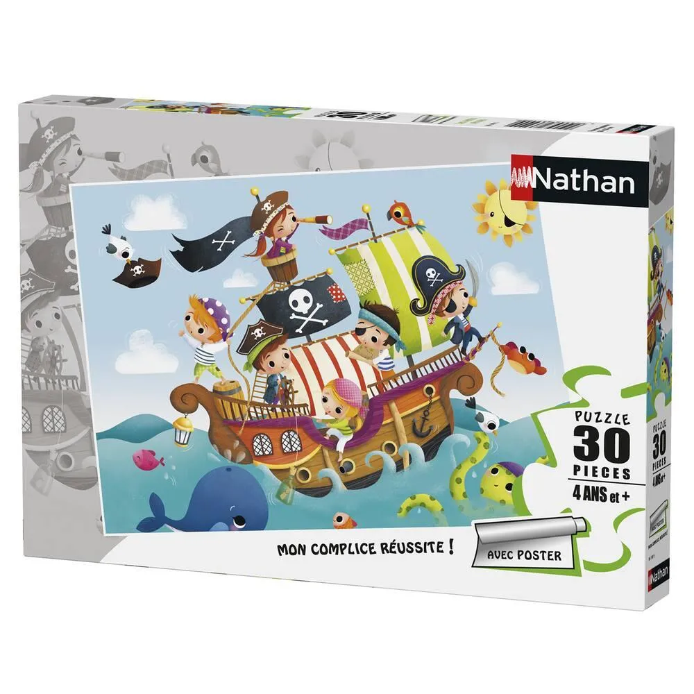 PUZZLE 30 PIECES - LES PETITS PIRATES