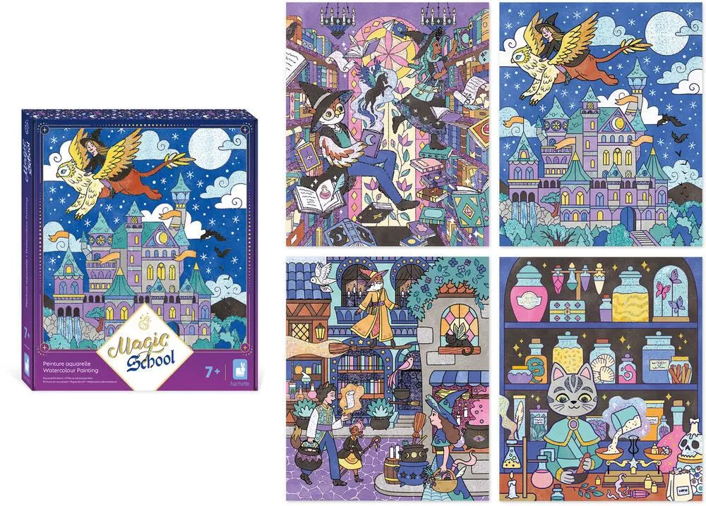 MAGIC SCHOOL - PEINTURE AQUARELLE