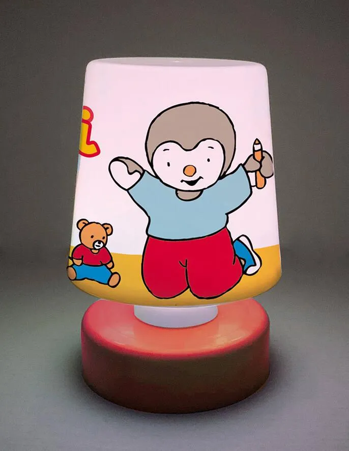 T'CHOUPI LAMPE VEILLEUSE A POUSSOIR
