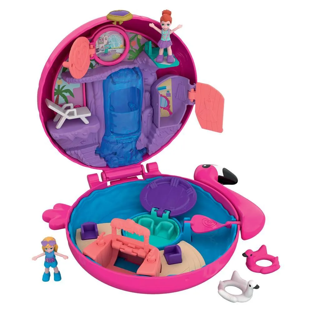 POLLY POCKET LA PISCINE DU FLAMANT ROSE