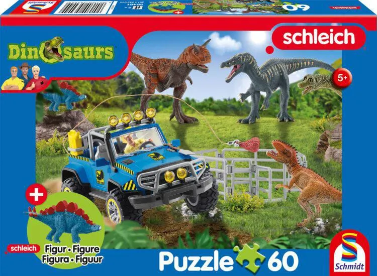 DINOSAURS LES GEANTS DE LA PREHISTOIRE - PUZZLE 60 PIECES BABY STEGOS