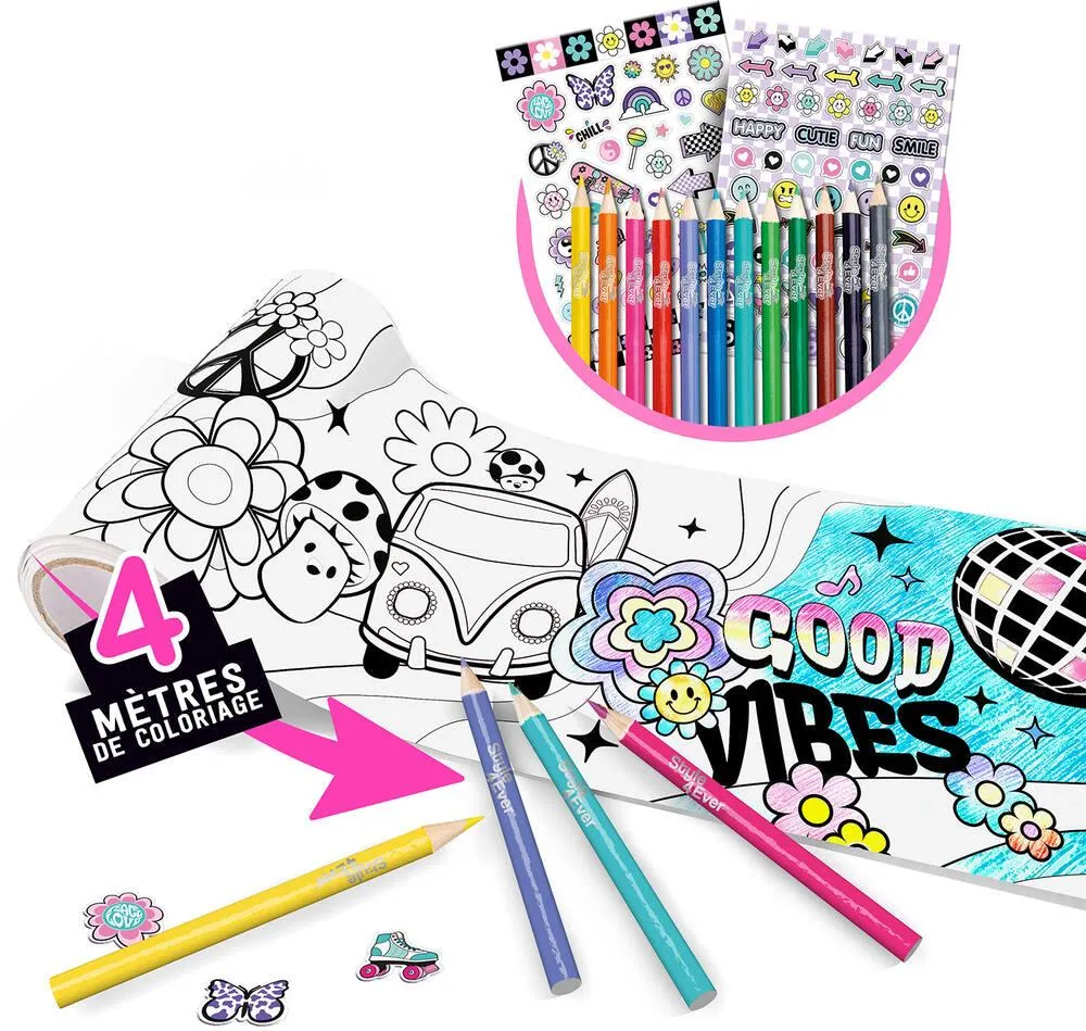 ROULEAU A COLORIER DE SCRAPBOOKING