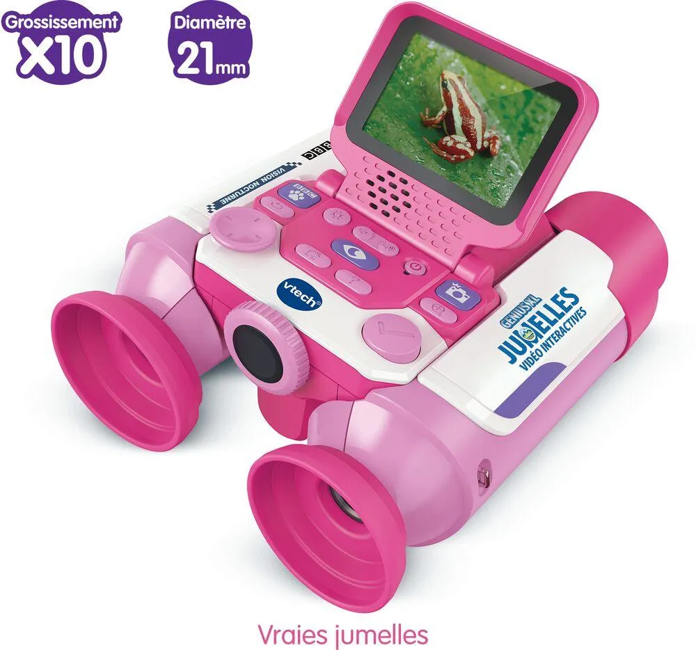 GENIUS XL - JUMELLES VIDEO INTERACTIVES ROSE