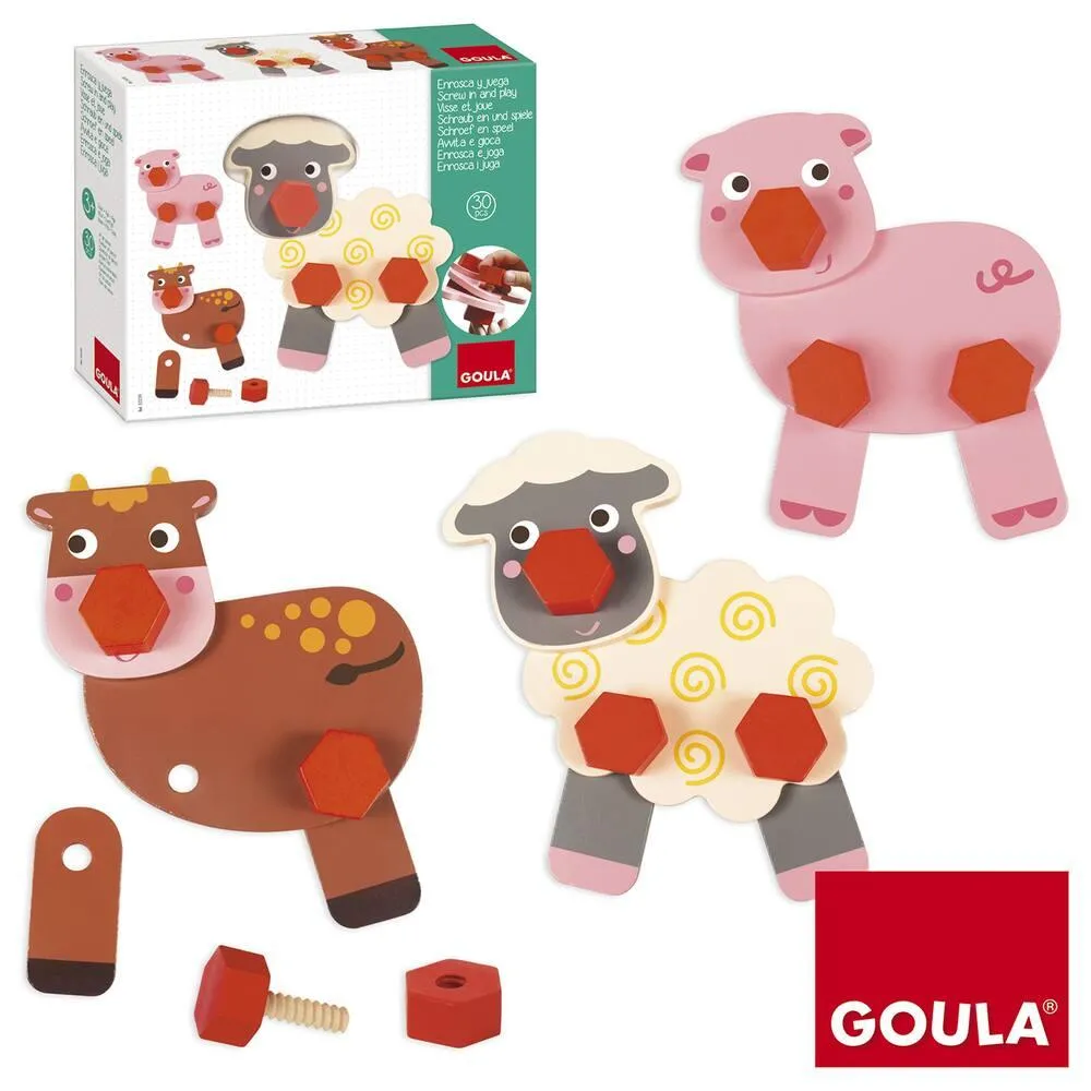 VISSE ET JOUE ANIMAUX DE LA FERME