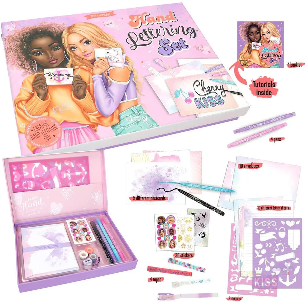 TOPMODEL SET HANDLETTERING