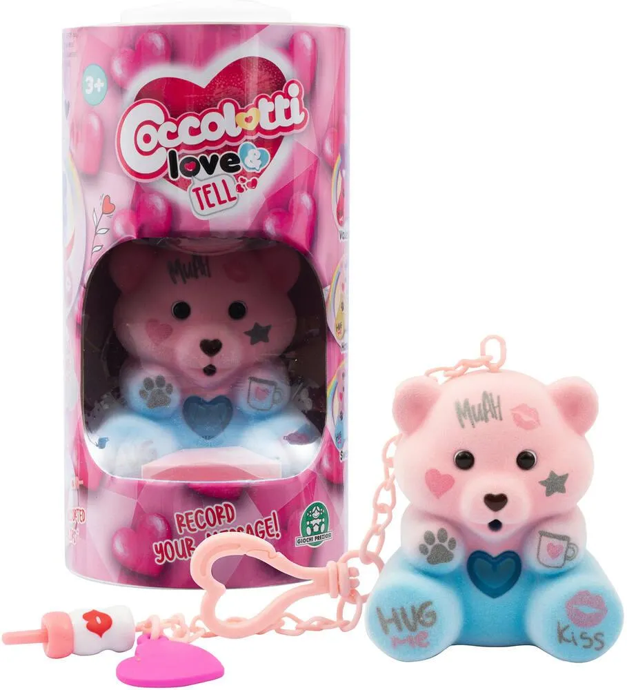 COCCOLOTTI - LOVE & TELL - OURSON INTERACTIF SWEETY