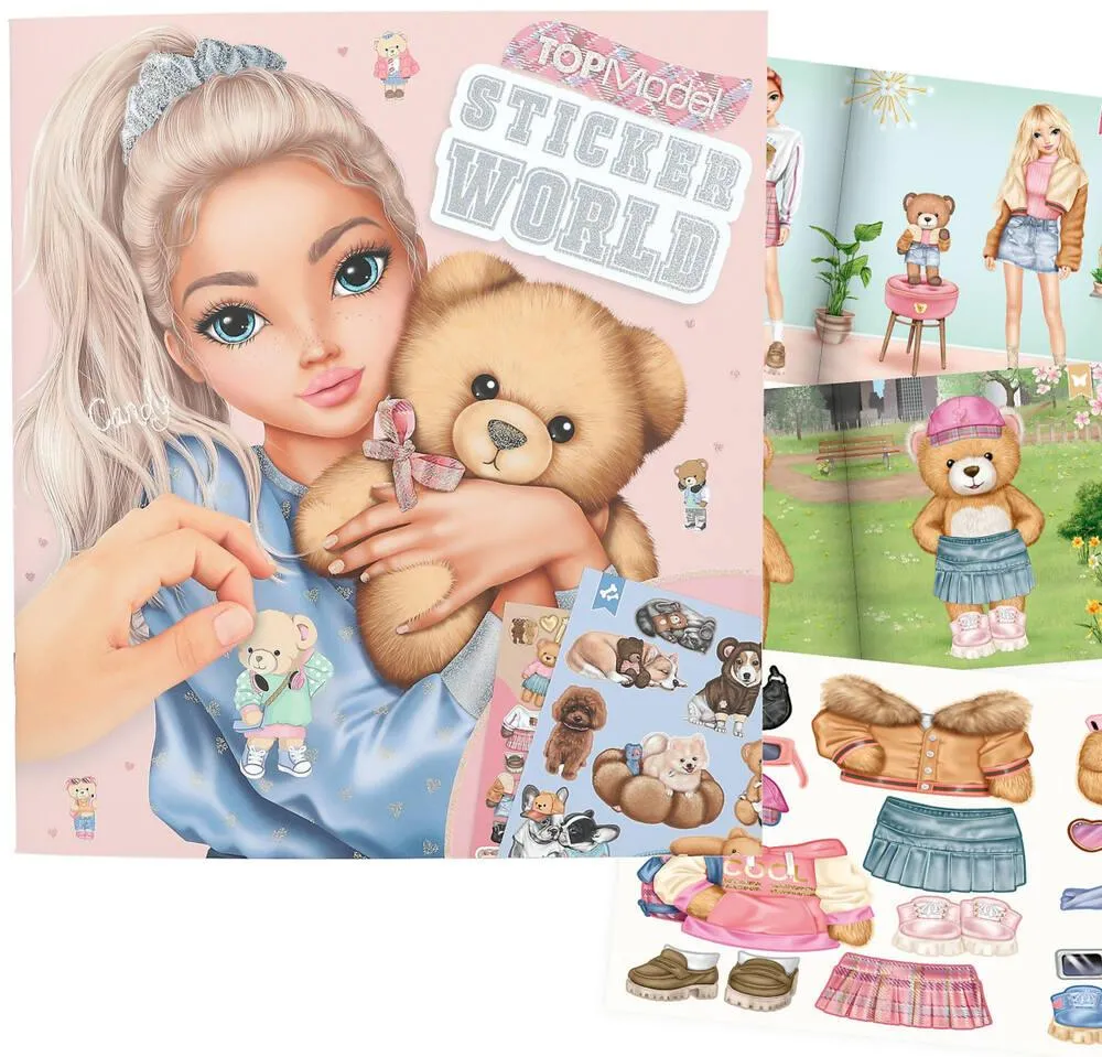 TOPMODEL STICKERWORLD TEAM TEDDY
