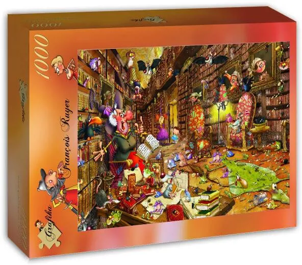 FRANCOIS RUYER - SORCIERE A LA BIBLIOTHEQUE