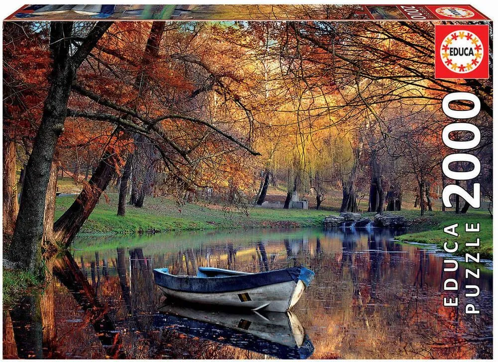 PUZZLE 2000 PIECES - BATEAU SUR LE LAC