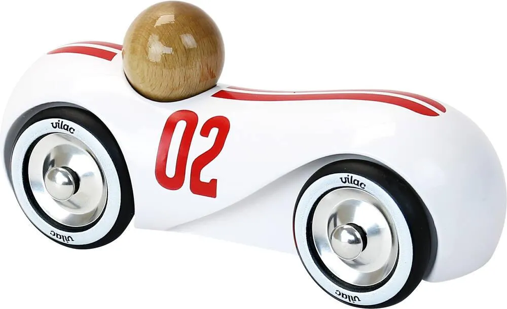 STREAMLINE VINTAGE EN BOIS - BLANC