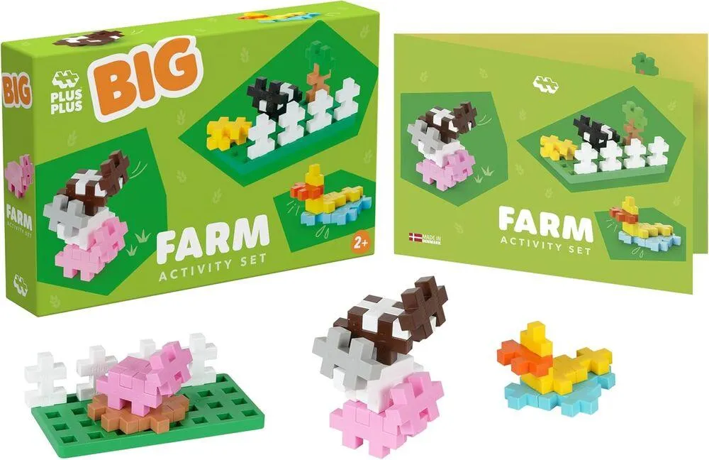 PLUS PLUS -  BIG - SET ACTIVITE - FERME
