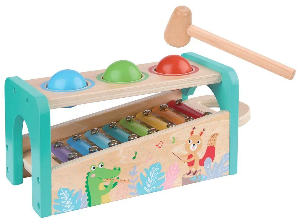 TAP' BALLES MUSICAL EN BOIS